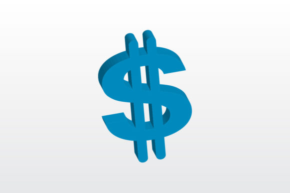 3d Dollar Sign Vector Icon: A Bold Asset for Financial Branding