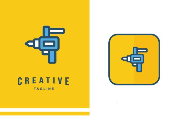 3D Printing Icon - Glue Gun: The Essential Graphic for Modern Maker Projects