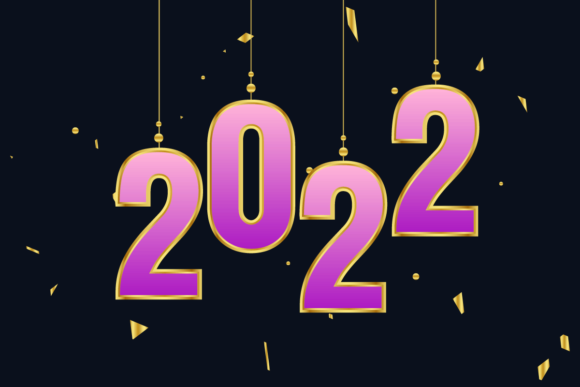 Colorful 2022 Text Clip Art and Confetti: A Creative Guide for Designers
