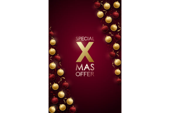 Elevate Your Holiday Campaigns with a Stunning Vertical Xmas Sale Banner