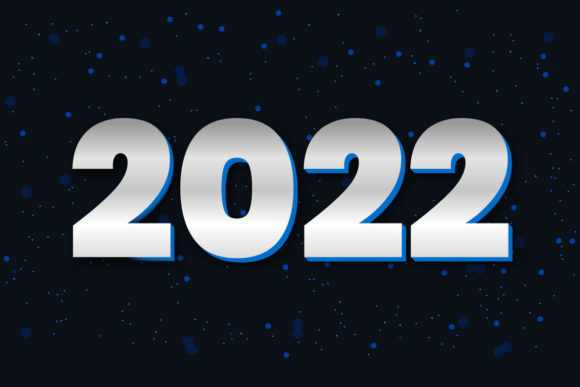 Elevating Brand Identity: The Strategic Value of New Year 2022 Typography Vector Design