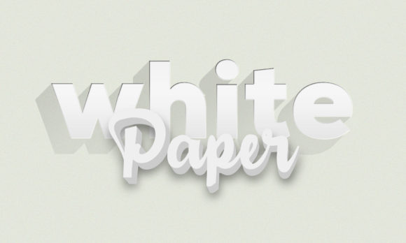 Elevating Visual Communication with the White Paper 3D Text Effect