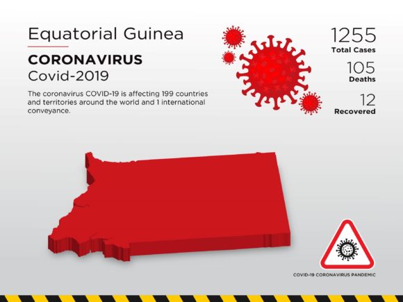 Equatorial Guinea Affected Country 3D