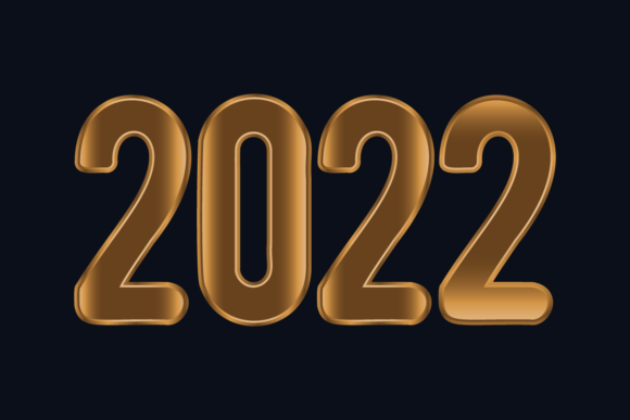 New Year 2022 Golden Text Clip Art: A Practical Design Asset Review