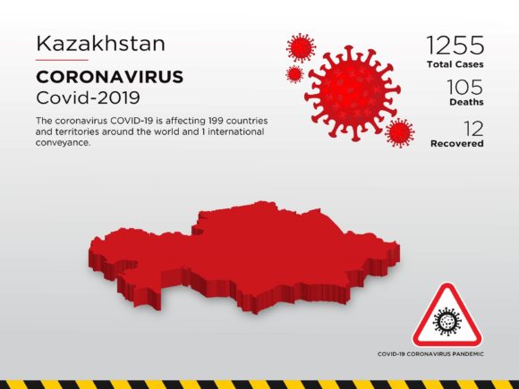 Visualizing the Global Impact: The Kazakhstan Affected Country 3D Map and Modern Pandemic Design
