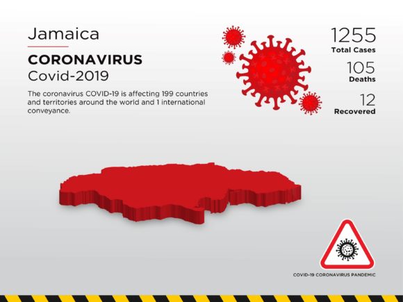 Visualizing the Global Pandemic: How Jamaica Affected Country 3D Maps and Infographic Templates Transform Data Communication